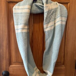 Blue and White Infinity Scarf